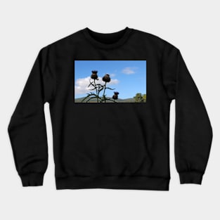 Globe Thistle in Color Crewneck Sweatshirt